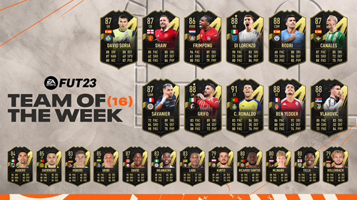 FIFA 23 TOTW 16