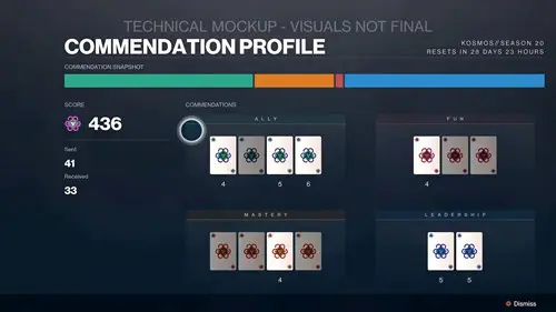 Destiny 2 Commendations Explained - Profile