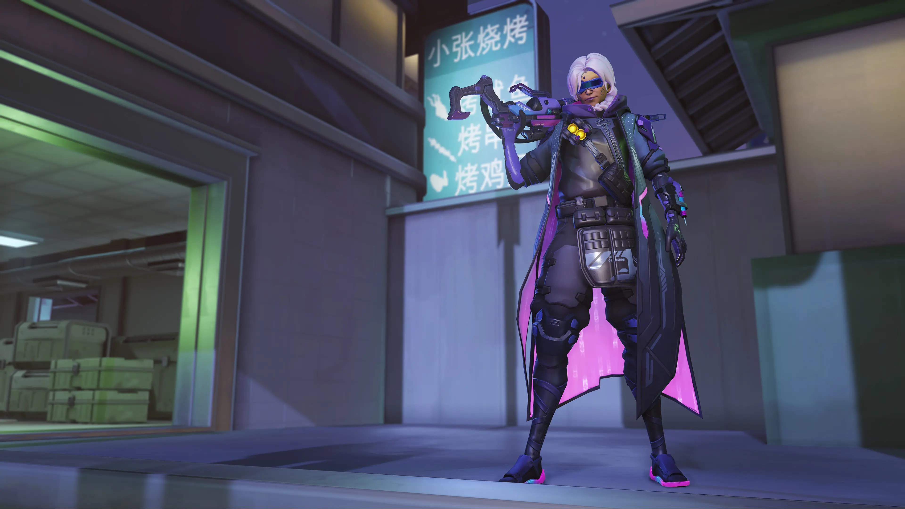 Cybermedic Ana in Overwatch