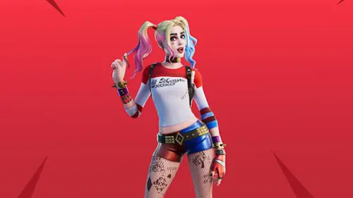 Harley Queen challenges skin