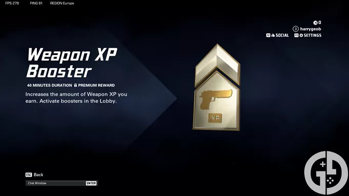 Image of a Weapon XP Booster in XDefiant