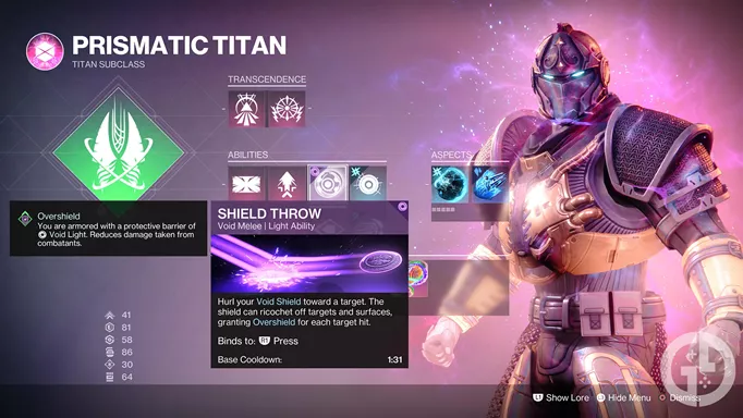 Destiny 2 Prismatic Titan