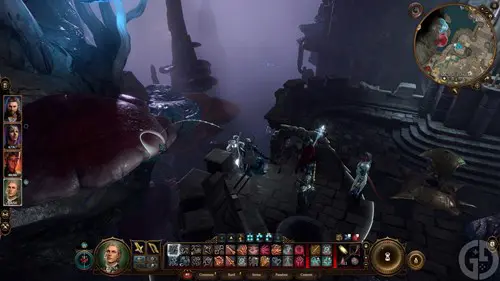 Image of the Arcane Tower mushroom jump in Baldur's Gate 3