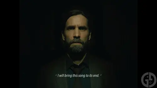 Alan Wake during the We Sing chapter in Alan Wake 2