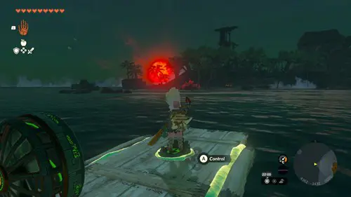 Blood Moon rising in Zelda Tears of the Kingdom