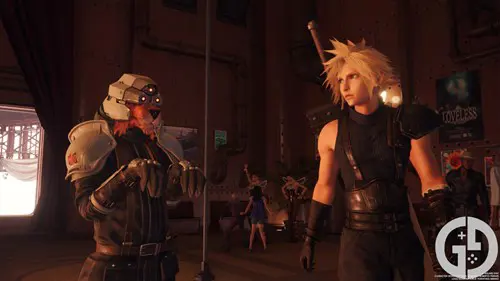 Image of Cloud and Red XIII in Final Fantasy 7 Rebirth