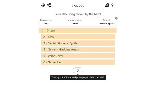 Image of Bandle, the music guessing game