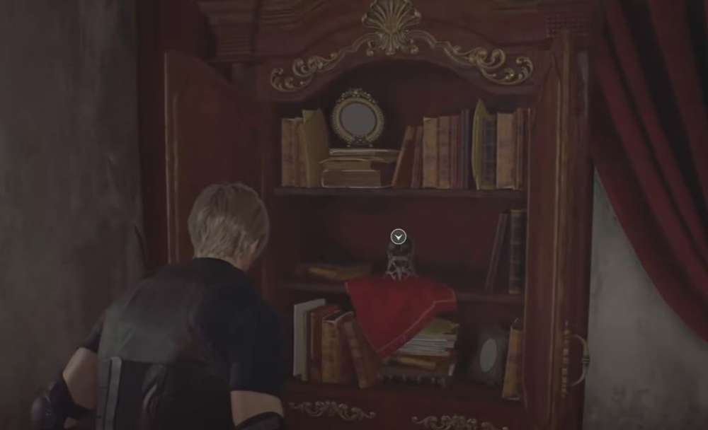 Cabinet code to open the door in the Village Chief's Manor in Resident Evil 4 Remake