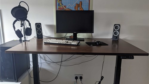 the reviewer's Flexispot E7 Standing Desk