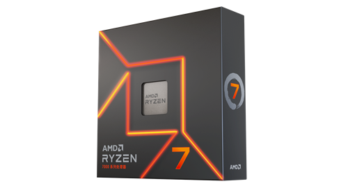 Key art of the AMD Ryzen 7 7700X CPU