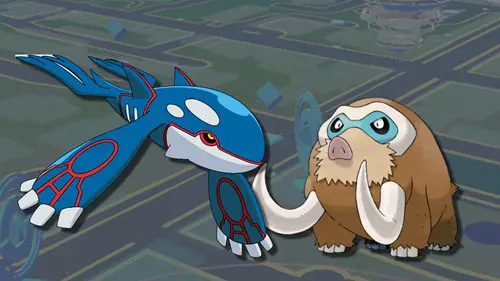 kyogre mamoswine best counters for groudon pokemon go