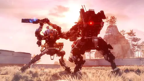 Titanfall 2 mech fight