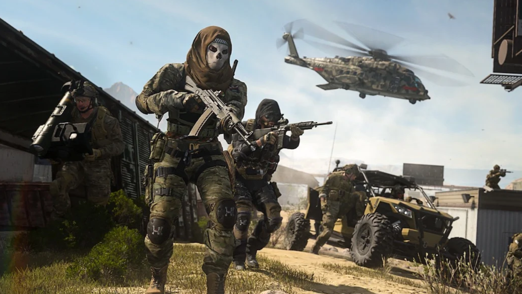 key art of a soldier next to some vehicles in the Modern Warfare 2 Invasion mode