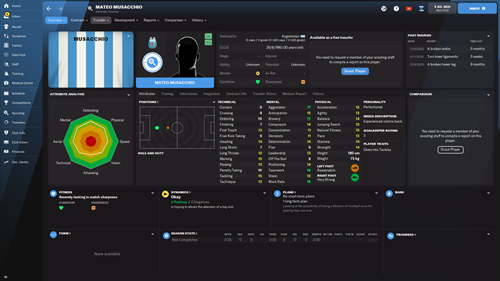 FM22 Free Agent Musacchio