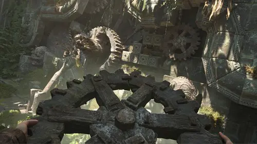 Image of a gear-base puzzle in Indiana Jones and the Great Circle