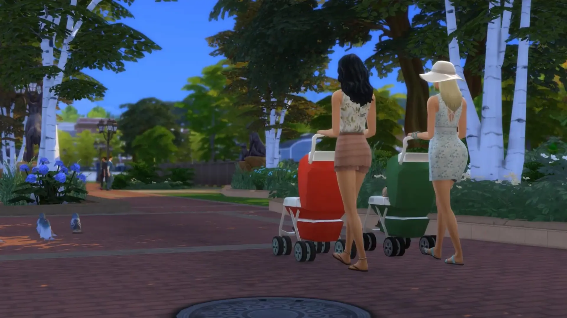 Stroller mods for The Sims 4 Growing Together