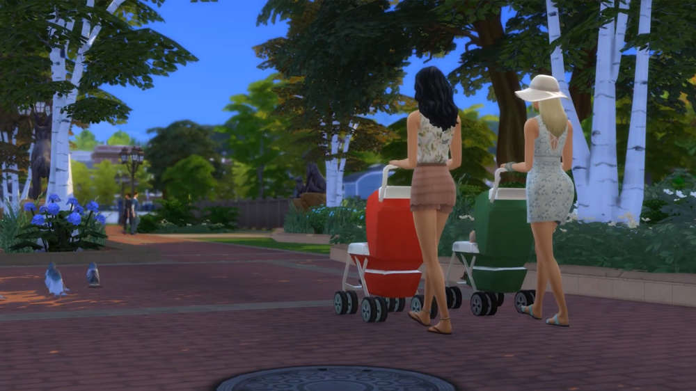 Are there strollers in The Sims 4 Growing Together?