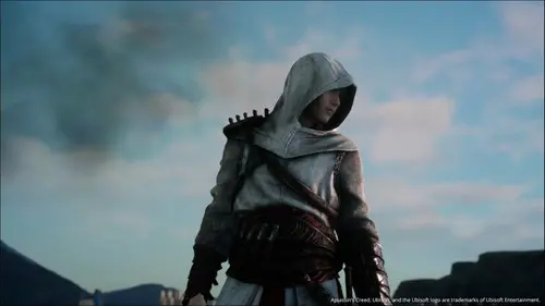 Noctis from Final Fantasy 15 adorned the Assassin's hood in a crossover event.