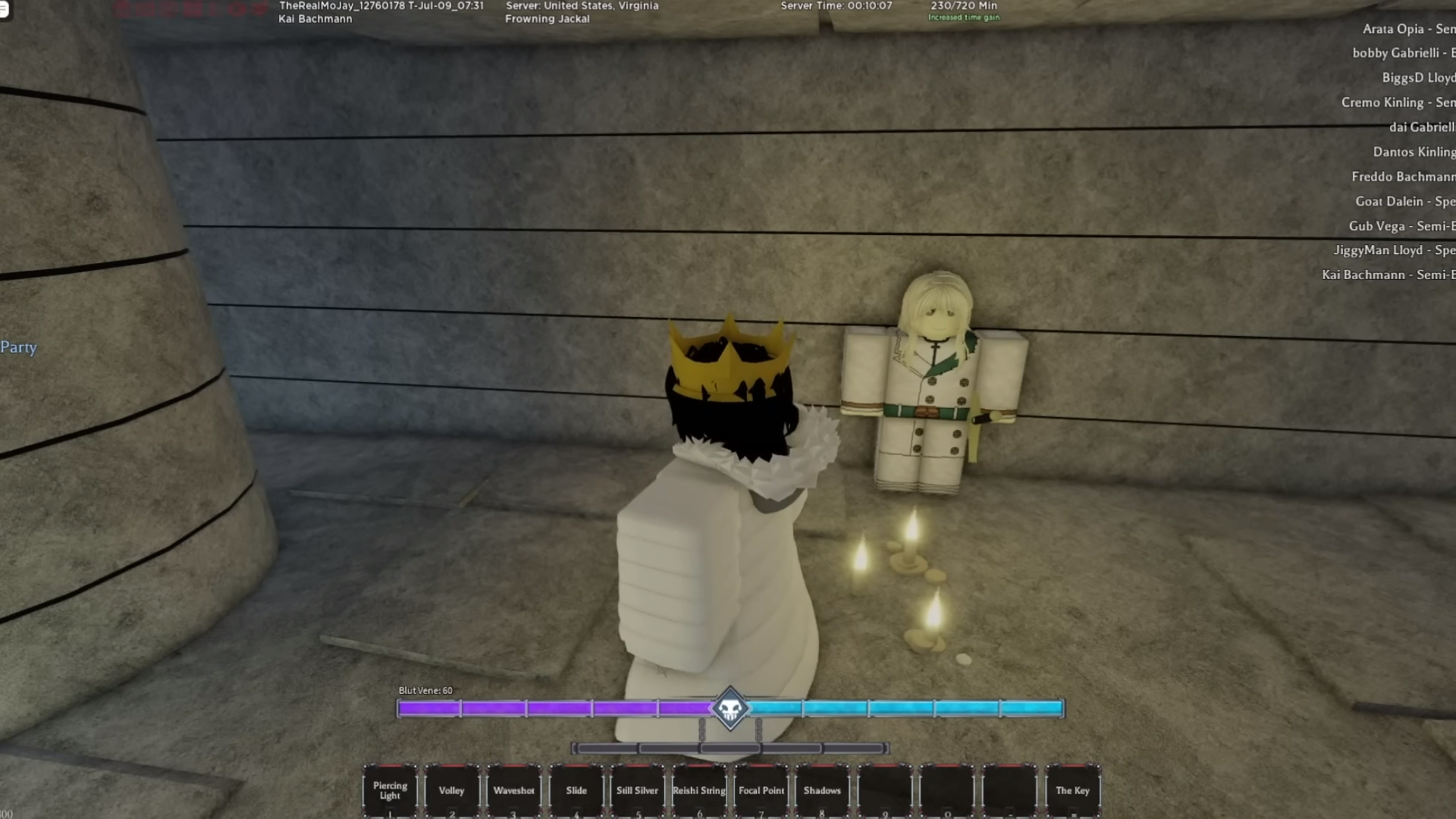 Balance, the NPC you need to speak to get Schrifts in Type Soul for Roblox