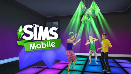 The Sims Mobile: free disco plumbob