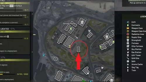 MW2 DMZ Farmers Lunchbox key location