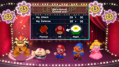 Bowser's Bonus Stats screen