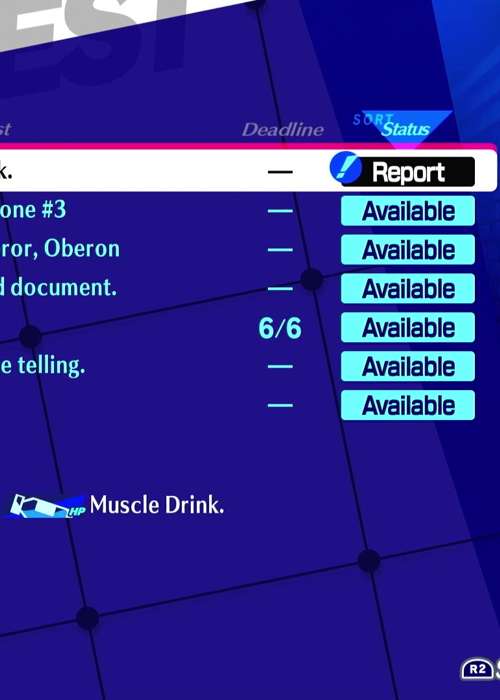 How to get Muscle Drink for Elizabeth quest #1 in Persona 3 Reload