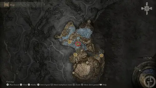 The Deeproot Depths map fragment in Elden Ring