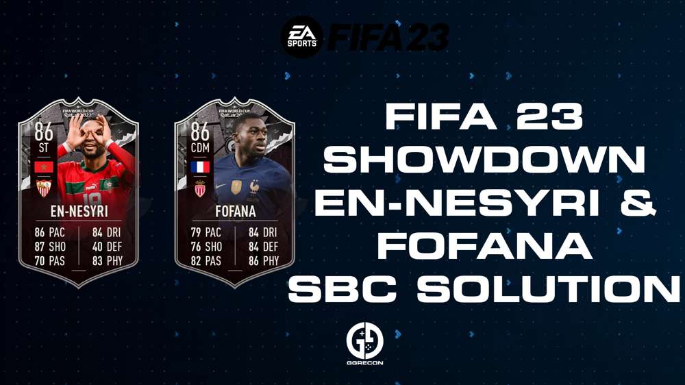 Solve the Showdown En-Nesyri & Fofana SBC in FIFA 23 with the right cards