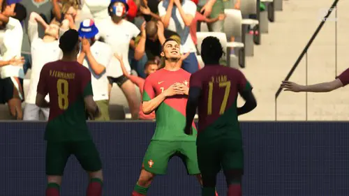 Ronaldo sleep celebration in ea fc 24