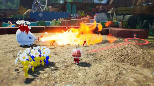 Gameplay of Pikmin 4