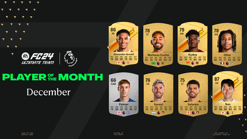 EA FC 24 December POTM nominees