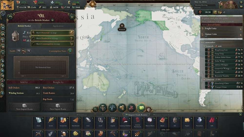 Victoria 3 Oil Map