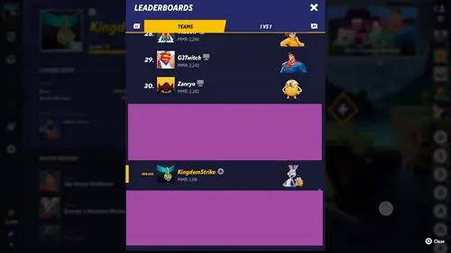 MultiVersus MMR Leaderboards