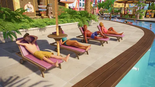 Poolside Planet Coaster 2