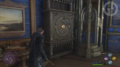 The Daedalian Key location in the Astronomy Tower in Hogwarts Legacy