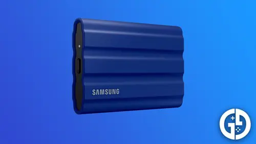 The Samsung T7 Shield, one of the best external SSDs for gaming on PS5, PC, and Mac