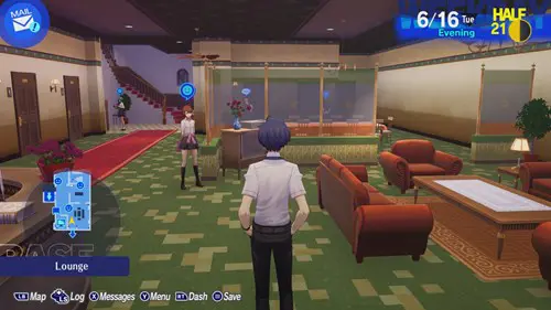 The dorm in Persona 3 Reload