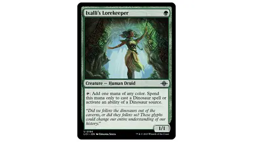 Ixalli's Lorekeeper card from Magic The Gathering Lost Caverns of Ixalan