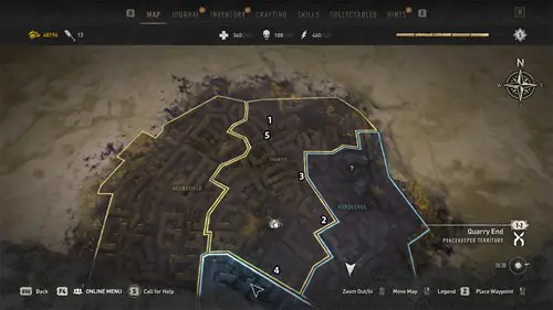 Dying Light 2 Inhibitor Locations Trinity