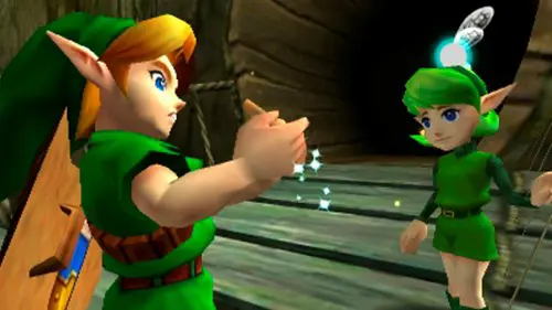 Link and Saria Ocarina of Time