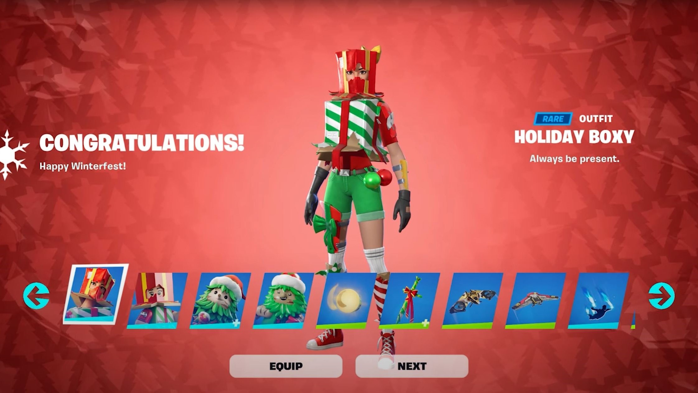 All Fortnite Winterfest 2023 gifts & how to get them