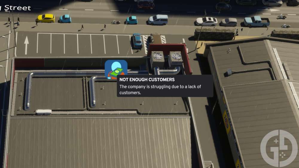 How to fix 'not enough customers' in Cities Skylines 2