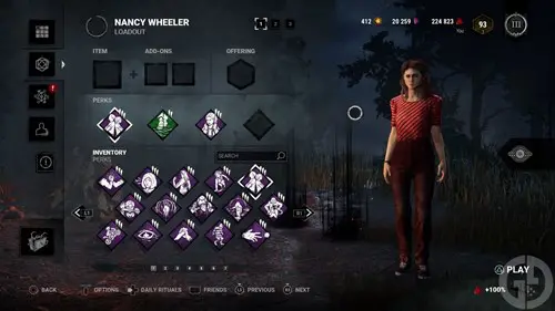 Nancy Wheeler's unique Perks: Better Together, Fixated and Inner Strength in Dead by Daylight