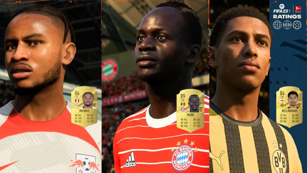 FIFA 23 Bundesliga Top 25 Player Ratings