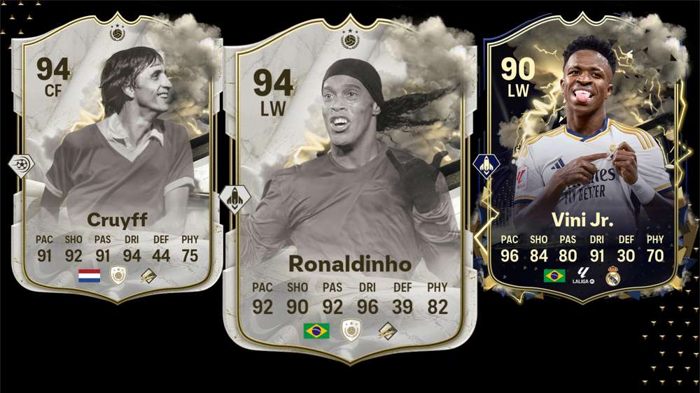 All EA FC 24 Thunderstruck Black Friday players, from Ronaldinho to Cruyff