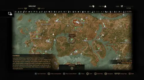 The Witcher 3 Barber Locations claywich