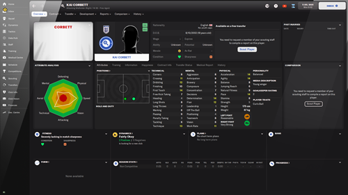 FM22 Free Agent Corbett