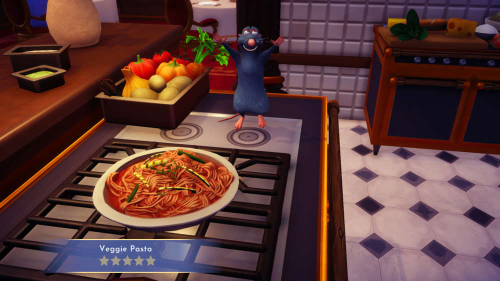 How to make Veggie Pasta in Disney Dreamlight Valley