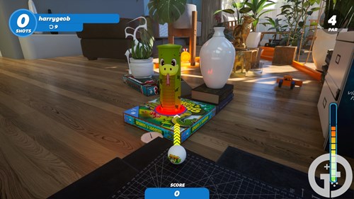 Image of the ball in House of Golf 2